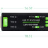 Dimensiuni Convertor USB - RS232/RS485 Waveshare FT232RNL